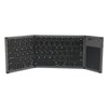 Portable Bluetooth Keyboard Foldable Multi Device Travel Keyboard with Touchpad