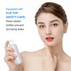 Onisavings Plastic Cylinder Bottles with Flip Top Pour Spout -