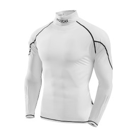 UNGOCAX Hockey Shirt with Neck Guard for Mens and Boys White