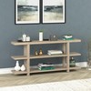 Henn&Hart Acosta Console Table, 64" Wide,Grey