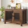 Wooden Dog Crate Furniture,Foldable and Portable Dog Kennel Furniture Indoor,Decorative
