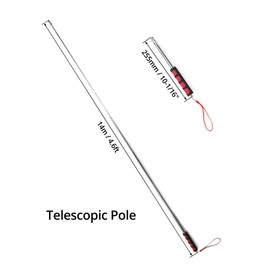 QWORK® Cantilever Parasol Cover with Rod, Heavy Duty Waterproof 420D Oxford Fabric UV Proof Weather Resistant Outdoor Umbrella Cover (280x30/81/45cm)