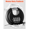 DELSWIN 4-Digit Disc Combination Lock Outdoor - Heavy Duty Combination