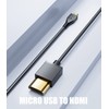 SNLLMZI HDMI to Micro USB Cable, 1.5M/ 5ft HDMI Male
