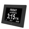 Digital Day Clock 7 Inch Auto Dimmable Clock with Unabbreviated