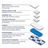 Reliance Medical Dependaplast Plaster Safe for Food Environments, Highly Detectable,