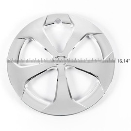 G-PLUS 4PCS Wheel Center Caps Compatible with Toyota Prius 2010-2015 Hubcap 15 inch 61167-42602-47060 Chrome