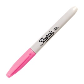 Sharpie Pink Fine Point Permanent Marker Sharpie Pen 1 Count Office Supplies