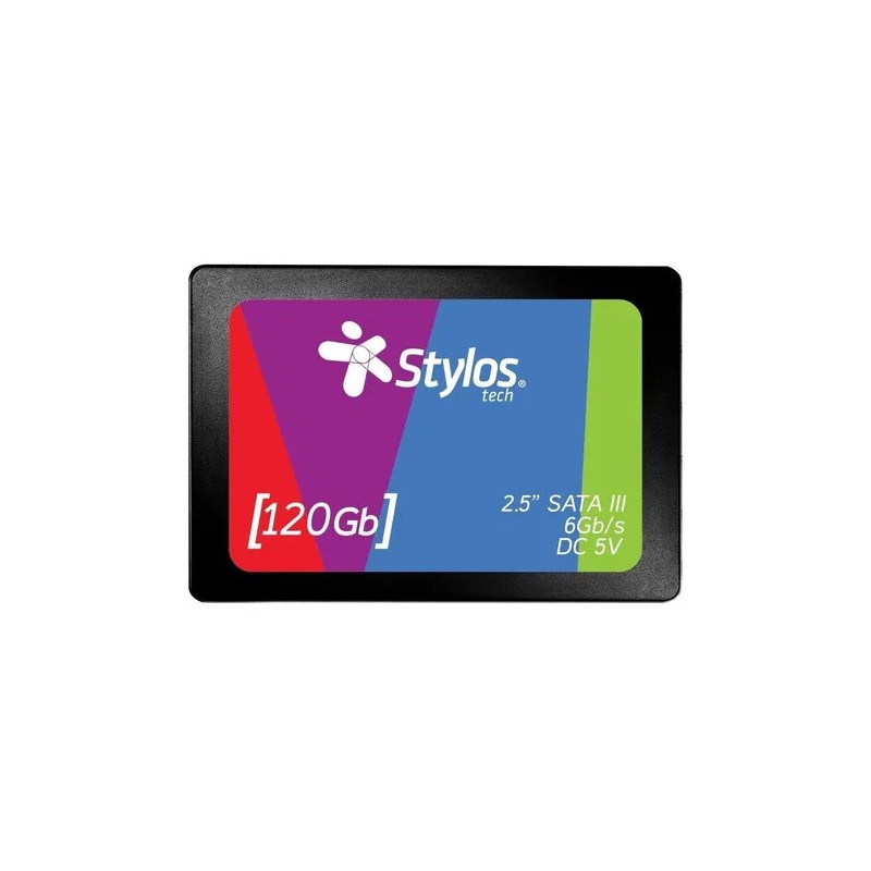 Disco Sólido Ssd Interno Stylos Stmssd1b 120gb Color Negro