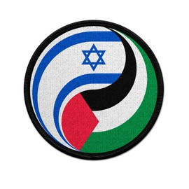 Copytec Patch Israel-Palestine Peace Palestinians Israelis Gaza Badge #43247