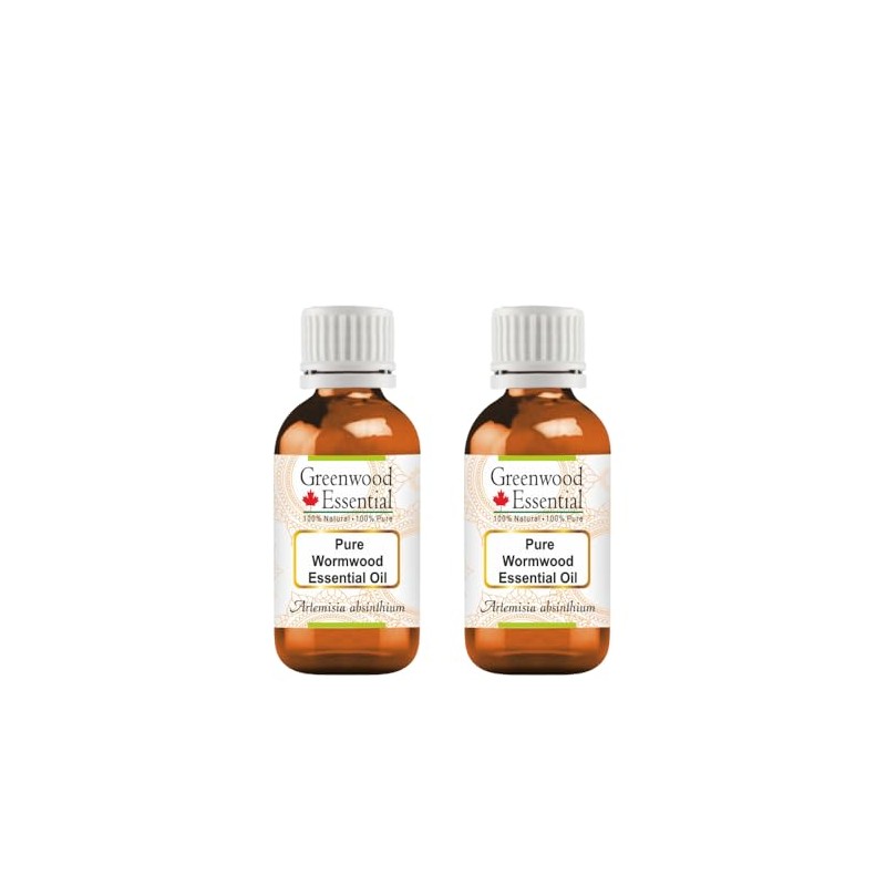 Greenwood Essential Pure Wormwood Essential Oil (Artemisia Absinthium) Steam Distilled