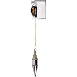Vorel Plumb Bob 400 Grams 6 Metres Automatic Return and Magnetic Construction/Bricklaying Plumbline