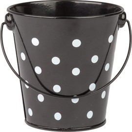Teacher Created Resources Black Polka Dots Bucket
