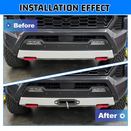 WOLFSTORM Winch Mount Plate for Toyota Tacoma 2024-2025 Front Bumper Winch Mounting Bracket Black Powder Coated Winch Cradle