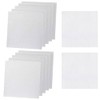 12Pcs 10x10cm/4x4 inch White Blank Cotton Mini Canvas Panels Square