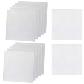 12Pcs 10x10cm/4x4 inch White Blank Cotton Mini Canvas Panels Square Flat Canvas Board Portable Small Art Canvas Panels for Acrylics Oil Watercolor Painting