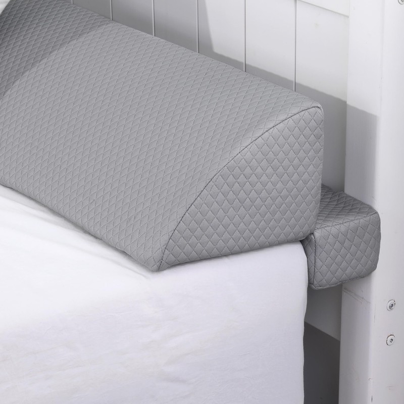 HOMBYS Wedge Pillow Headboard for Bed Gap,Foldable Bed Wedge Gap