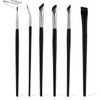 6 Piece Eyeliner Makeup Brush, Angled Eyeliner Concealer, Flat Thin
