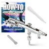 PointZero Dual-Action.5cc Gravity-Feed Airbrush Set w/MAC Valve - .2mm Nozzle