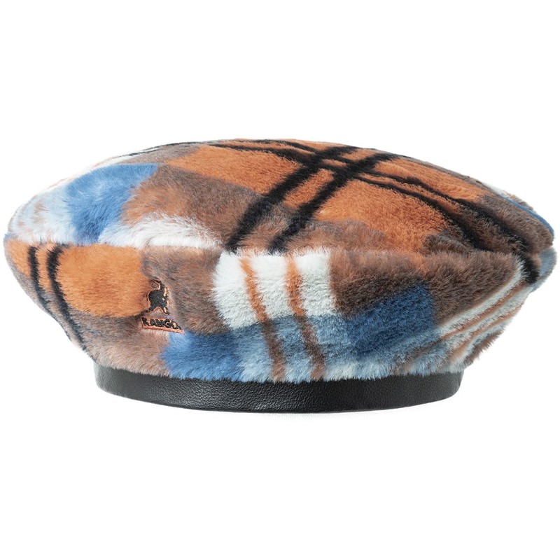 Kangol Faux Fur Beret Women's Basque Winter Basque, orange, M