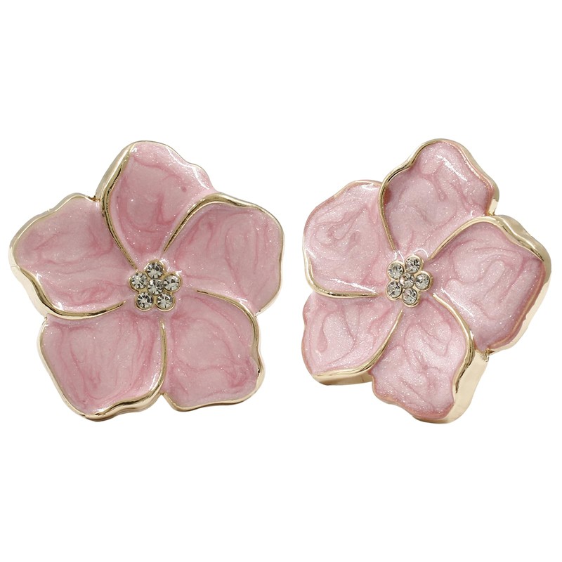 Unlorspy 2 Pcs Petal knobs Pull 4.5cm/1.77 Inch Flower Knob