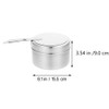 4Pcs Fuel Cans Stainless Steel Fuel Holders, Buffet Warmer Chaffing
