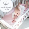 Crib Sheets 50x90cm Award Winning 100% Organic Cotton Fully Fitted