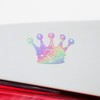 Decal Stickers of King Crown Shape (Hologram) (Set of 2)