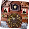 Mobestech Elegant Cuckoo Clock Sturdy Clock with Unique Design Easy