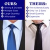 100 Plastic Collar Stays for Men's Dress Shirts – Collar