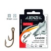Set of 2 packs of Jenzi tied zander hooks Ryder