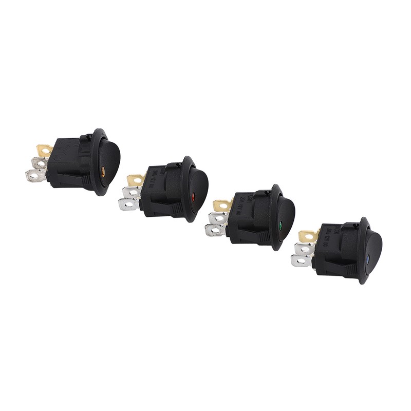 20Pcs Rocker Switch 3 Pin 2 Position 12V Toggle On