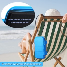 NBYT portable safe, money box, beach safe, beach valuables safe, code changeable, detachable wire rope, waterproof and anti-theft, used in hotels, sports venues, travel and vacation