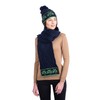 SAOL - Traditional Irish Shamrock - Aran Wool Scarf for