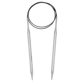 uxcell Size US 10.5 (6.5mm) Knitting Needles Circular Needle 32 Inch(80cm) Round Metal Stainless Steel Needle for Handmade Projects DIY Knitting