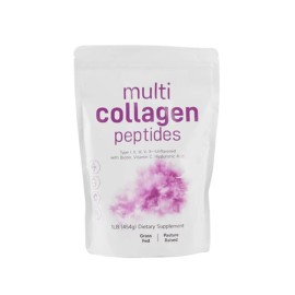 Unbranded Multi Collagen Protein Powder-1lb Hydrolyzed Peptides I,II,III,V,X Unflavored