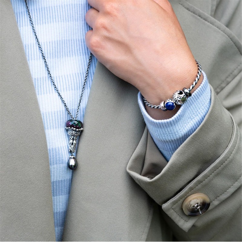 Trollbeads Ruby Zoisite Bead TSTBE-60003, Gemstone, Ruby