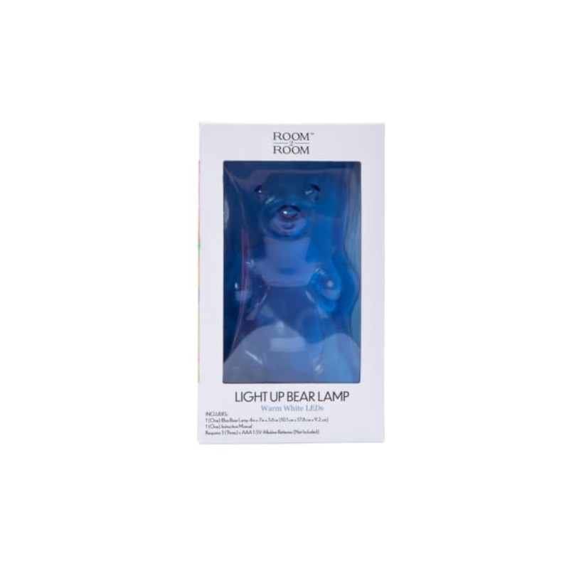 Generic Room 2 Room Blue Light-Up Gummy Bear Lamp Light