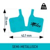 Miles Racing Bicycle Disc Brake Pads Sintered for Magura MT