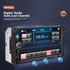 Double Din Bluetooth Car Stereo 7 inch HD Touch Screen