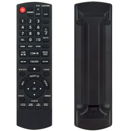 N2QAYB000555 Replacement Remote Control Suitable for Panasonic CD Stereo Micro Systems SC-PM02 SC-PM04 SC-PM04EE-S SA-PM02 SA-PM04 SA-PM04EE-E SC-PM04EC-S SA-PM04EC-S EC-S SA-PM5 SC-PM5