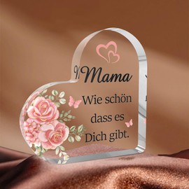 Muttertagsgeschenk für Mama Geschenke für Mama Zum Geburtstag Muttertag Geschenk Acryl Dekoration Mutter Geschenk Geburtstagsgeschenk für Mama Mütter Besondere Geschenke Mama Geschenk Muttertag