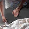 Komfortec Jersey Fitted Sheet 180 x 200 cm, 100% Cotton,
