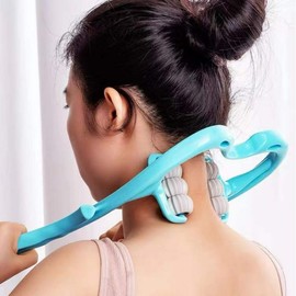 6-Ball Rotating Rolling Neck Acupressure Massager Massage Ball