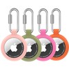 Waterproof Holder for AirTag Keychain - 4 Pack with Carabiner