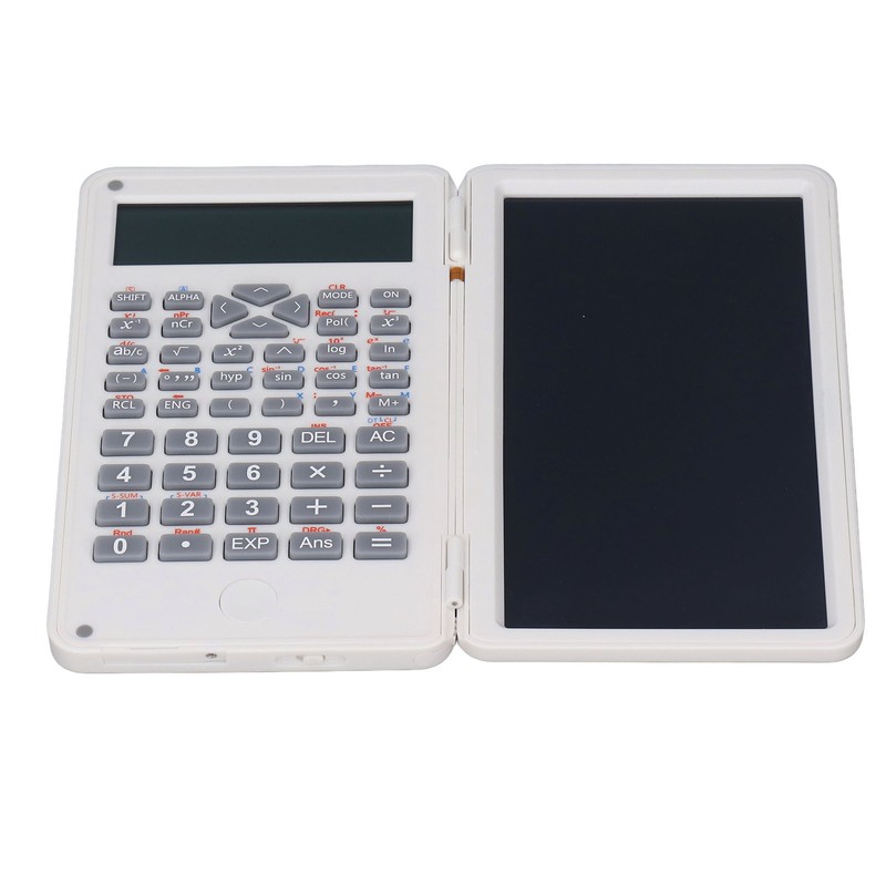 Scientific Calculator Multifunctional Function Calculator with Erasable Writing Board for