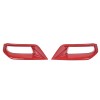 MXauto-2024 Red ABS Front Bumper Side Air Outlet Vent Trim