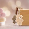 Clockjuan Brown Bear Plush Keychain, Stuffed Toys, Bag Charms, Kawaii