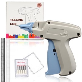 Stitch Gun Kit,Quick Clothes Fixer Gun,Stitch Sewing Hemming Gun for Clothing,Tag Gun Kit with 5 Needles,1500 Black & 1500 White Fasteners (White)