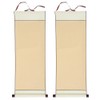 2pcs Blank Hanging Scroll Chinese Xuan Paper Chinese Calligraphy Blank